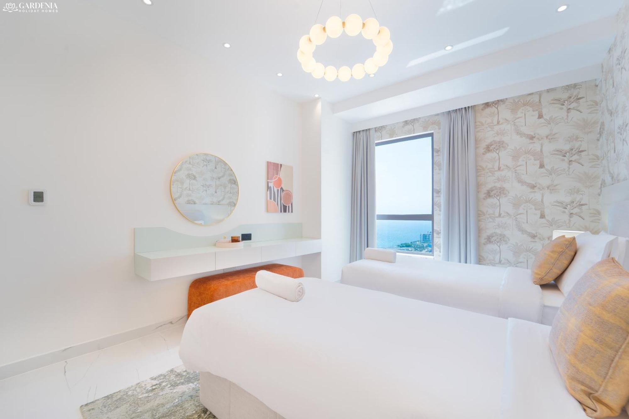 Jbr Amwaj 4 , Upgraded Sea And Ain Dubai Views, 2M Walk To Beach By Gardenia Suitse エクステリア 写真