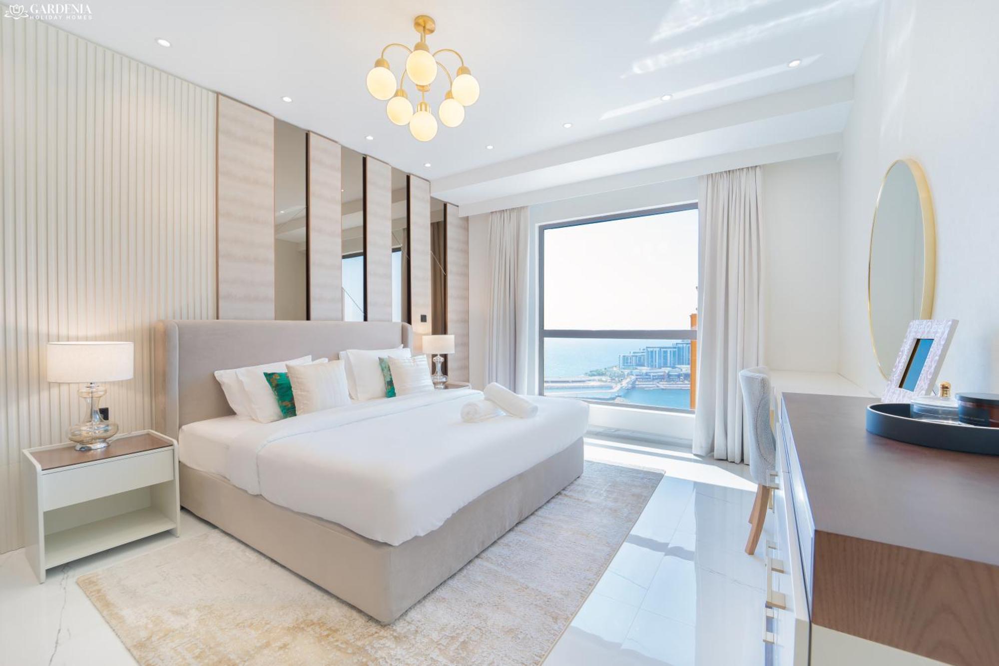 Jbr Amwaj 4 , Upgraded Sea And Ain Dubai Views, 2M Walk To Beach By Gardenia Suitse エクステリア 写真