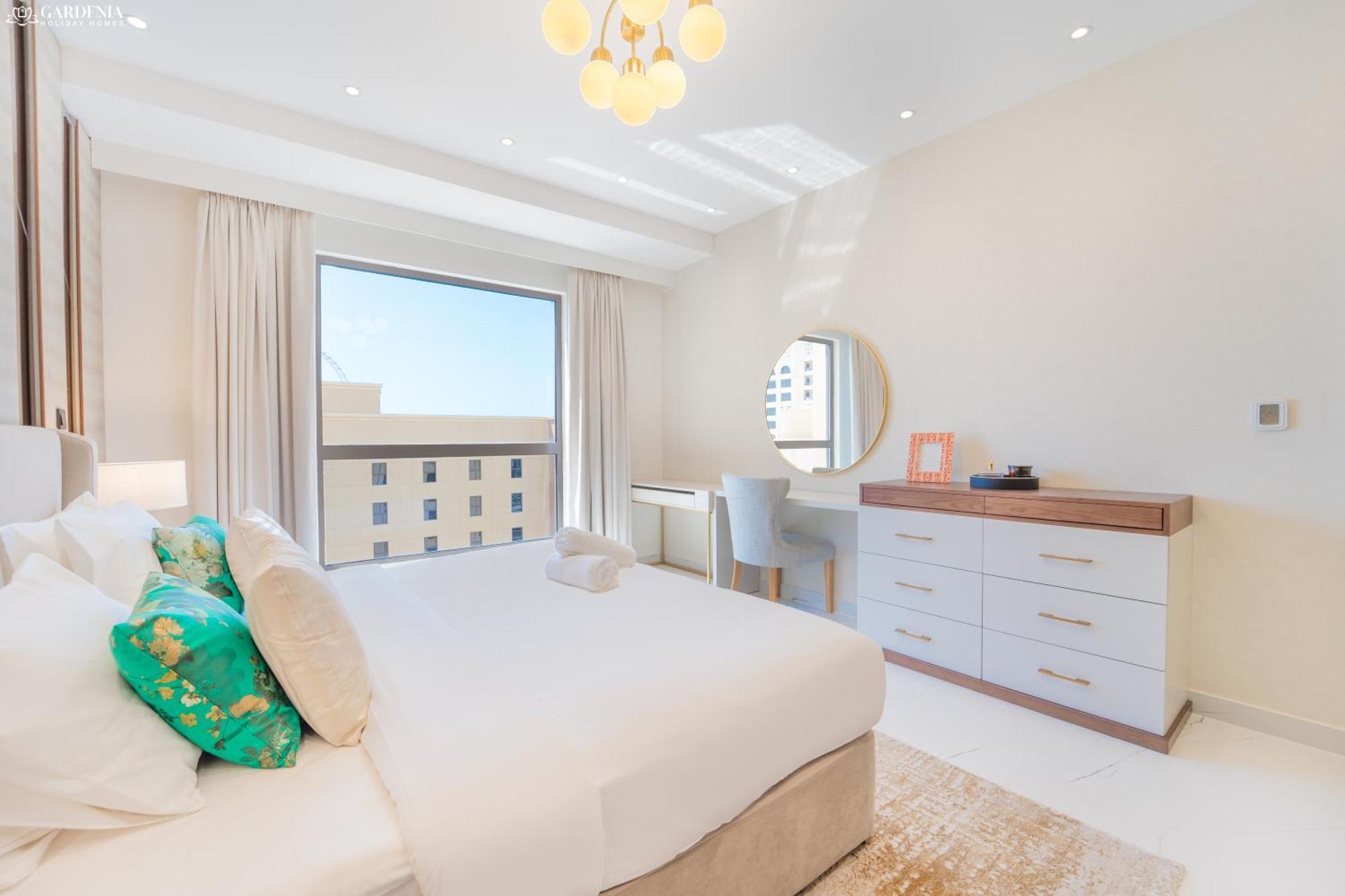 Jbr Amwaj 4 , Upgraded Sea And Ain Dubai Views, 2M Walk To Beach By Gardenia Suitse エクステリア 写真