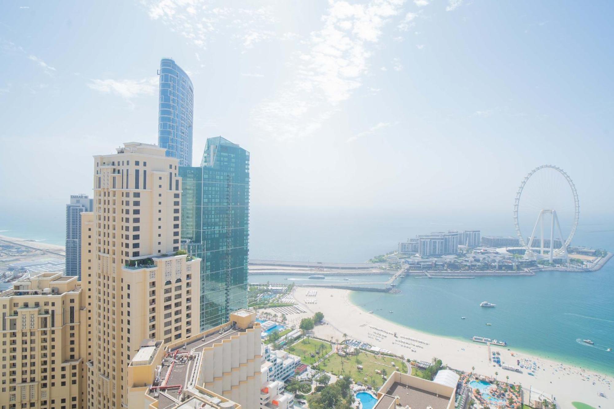 Jbr Amwaj 4 , Upgraded Sea And Ain Dubai Views, 2M Walk To Beach By Gardenia Suitse エクステリア 写真